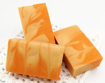 Peach soap hand and shower soap palm oil-free -basic price 80.00/kg-