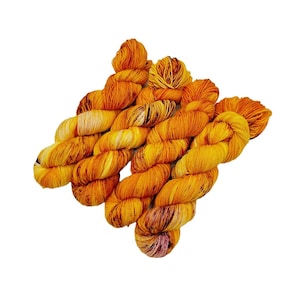 SockYarn, handdyed  75 Wool, 25 Polyamid 100g 3.5 oz. Nr.409