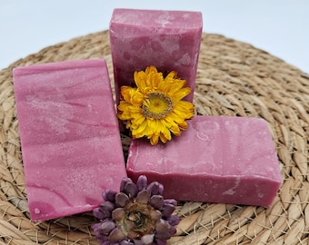 Alpaca Shower & Hair Soap 100g &quot;RASPBERRY VANILLA&quot; palm oil-free