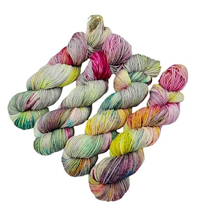 SockYarn, handdyed  75 Wool, 25 Polyamid 100g 3.5 oz. Nr.417