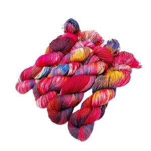 SockYarn, handdyed  75 Wool, 25 Polyamid 100g 3.5 oz. Nr.400