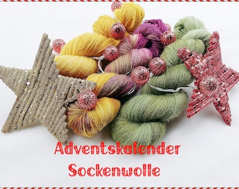 ADVENT CALENDAR 2025  **pre-order** Sock yarn  5x 100g