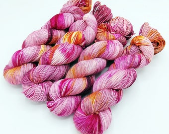 SockYarn, handdyed  75 Wool, 25 Polyamid 100g 3.5 oz. Nr.159