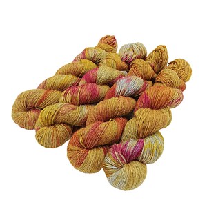 SockYarn GRIZZLY handdyed  75Wool, 25Polyamid 100g  Nr.123