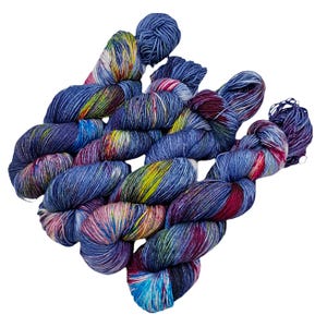 SockYarn, handdyed  75 Wool, 25 Polyamid 100g 3.5 oz. Nr.417