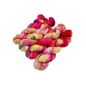 SockYarn, handdyed  75 Wool, 25 Polyamid 100g 3.5 oz. Nr.417