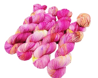 SockYarn, handdyed  75 Wool, 25 Polyamid 100g 3.5 oz. Nr.226