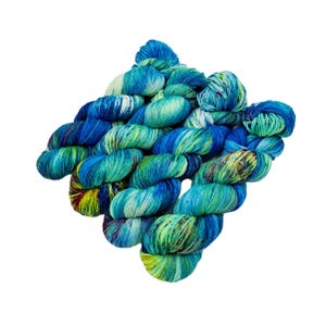 SockYarn, handdyed  75 Wool, 25 Polyamid 100g 3.5 oz. Nr.411