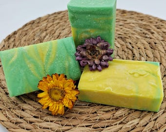 Alpaca Shower & Hair Soap &quot;LEMON VERBENA&quot; palm oil-free