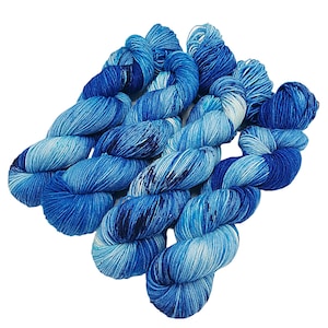 SockYarn, handdyed  75 Wool, 25 Polyamid 100g 3.5 oz. Nr.330