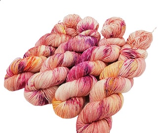 SockYarn, handdyed  75 Wool, 25 Polyamid 100g 3.5 oz. Nr.222