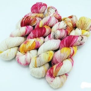 SockYarn, handdyed  75 Wool, 25 Polyamid 100g 3.5 oz. Nr.166