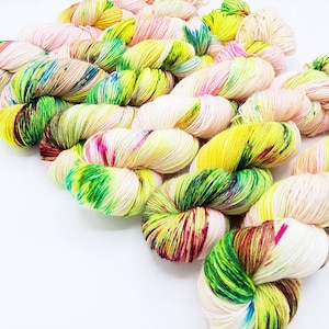 SockYarn, handdyed  75 Wool, 25 Polyamid 100g 3.5 oz. Nr.123