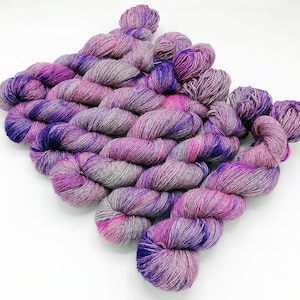 SockYarn GRIZZLY handdyed  75Wool, 25Polyamid 100g  Nr.122