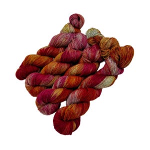 SockYarn GRIZZLY handdyed  75Wool, 25Polyamid 100g  Nr.133