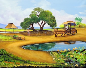 Philippine Painting Kalesa ( JPEG 9.65 MB SIZE)