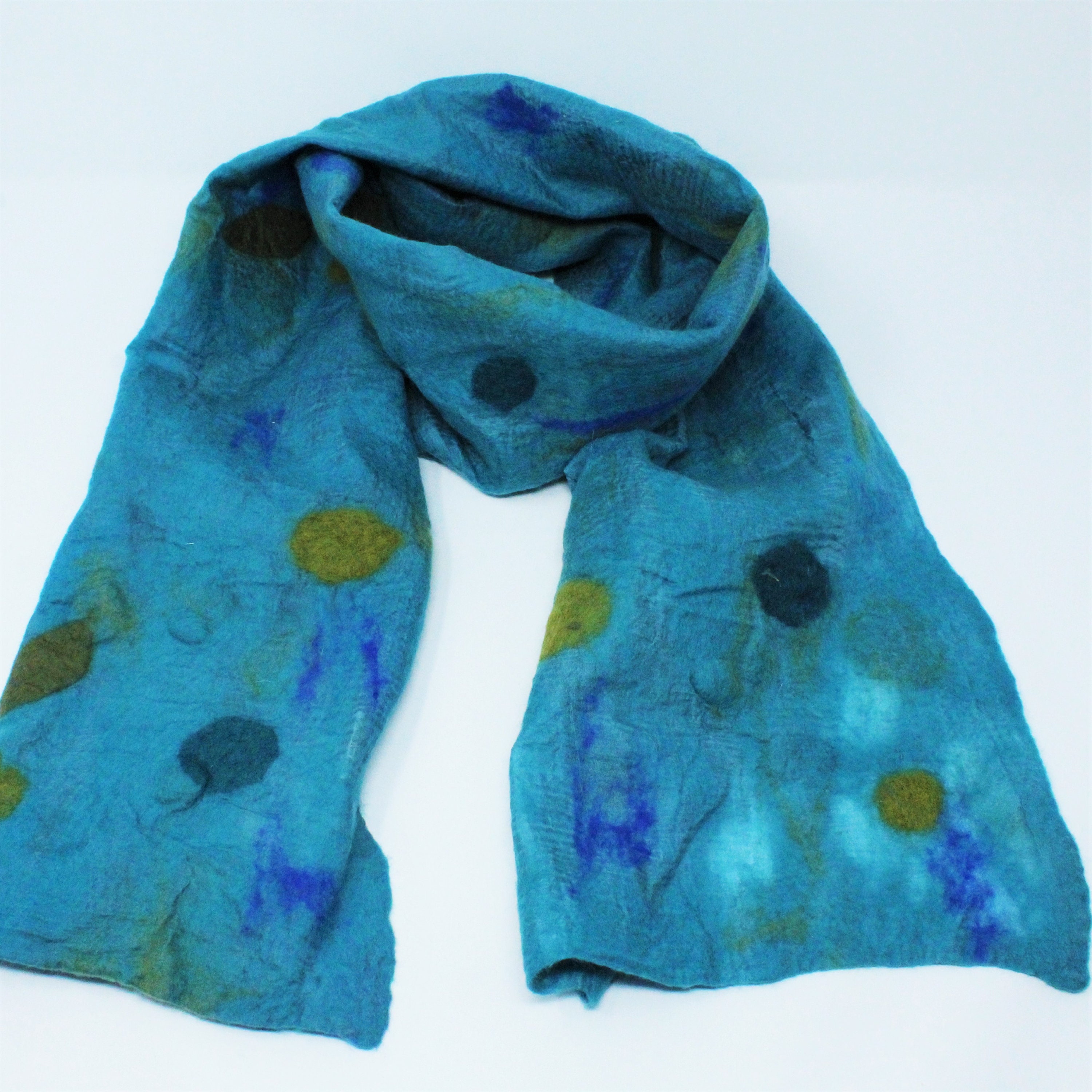 Women's Merino Wool Felted Scarf