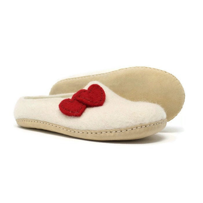 ladies wool slippers