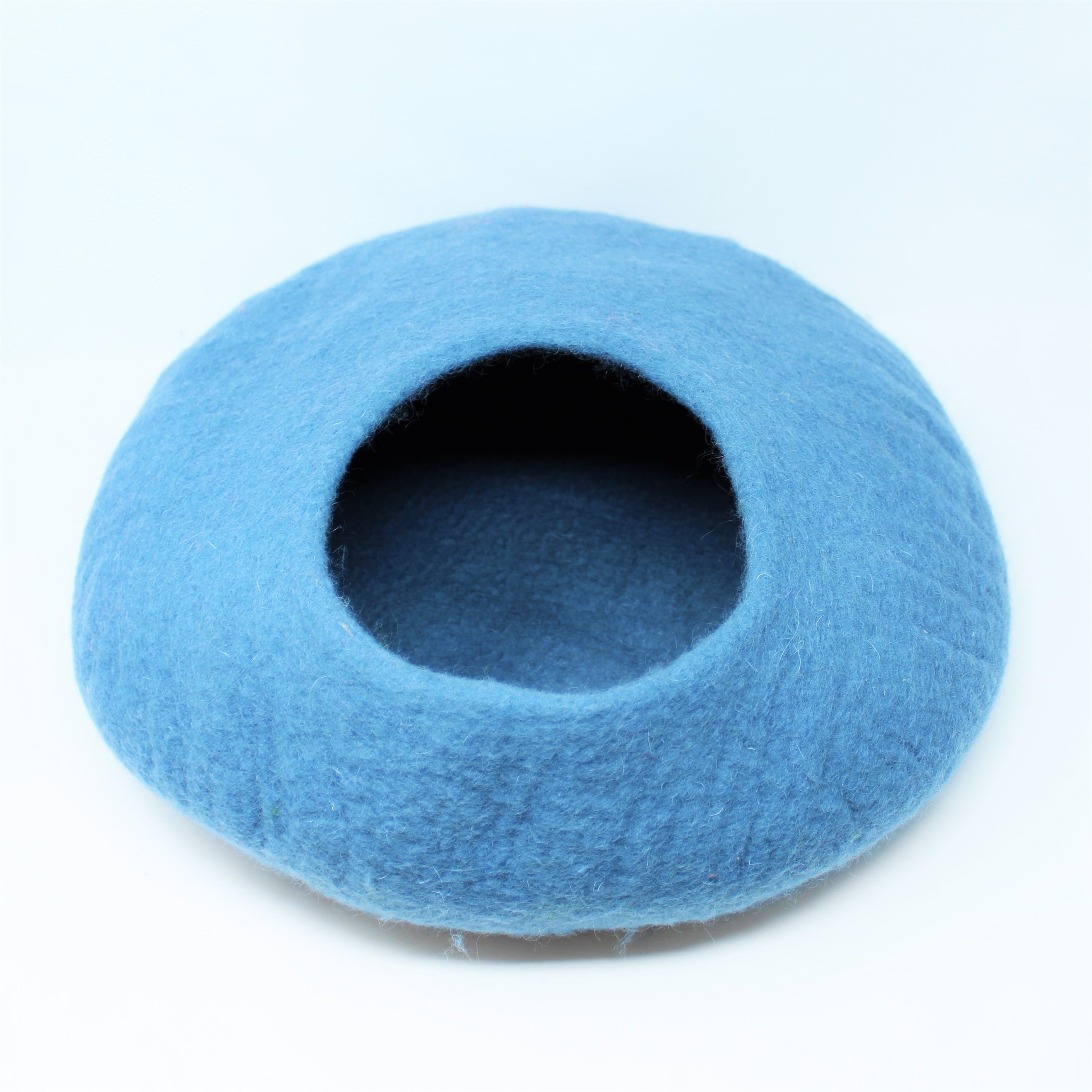 Felted Wool Pet Bed Medium Pet Bed Cat Cuddler Modern Pet Bed