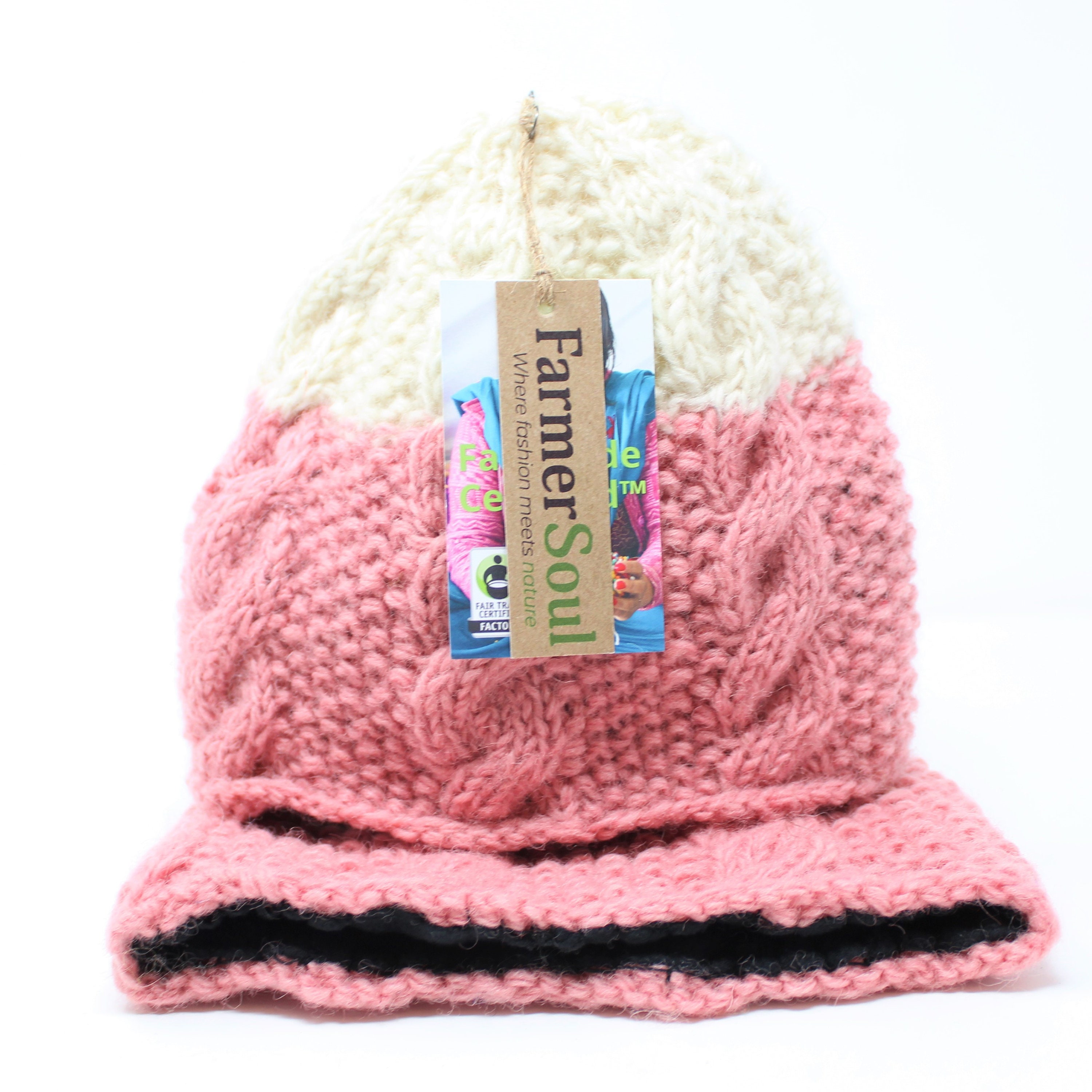 hand knit winter hats