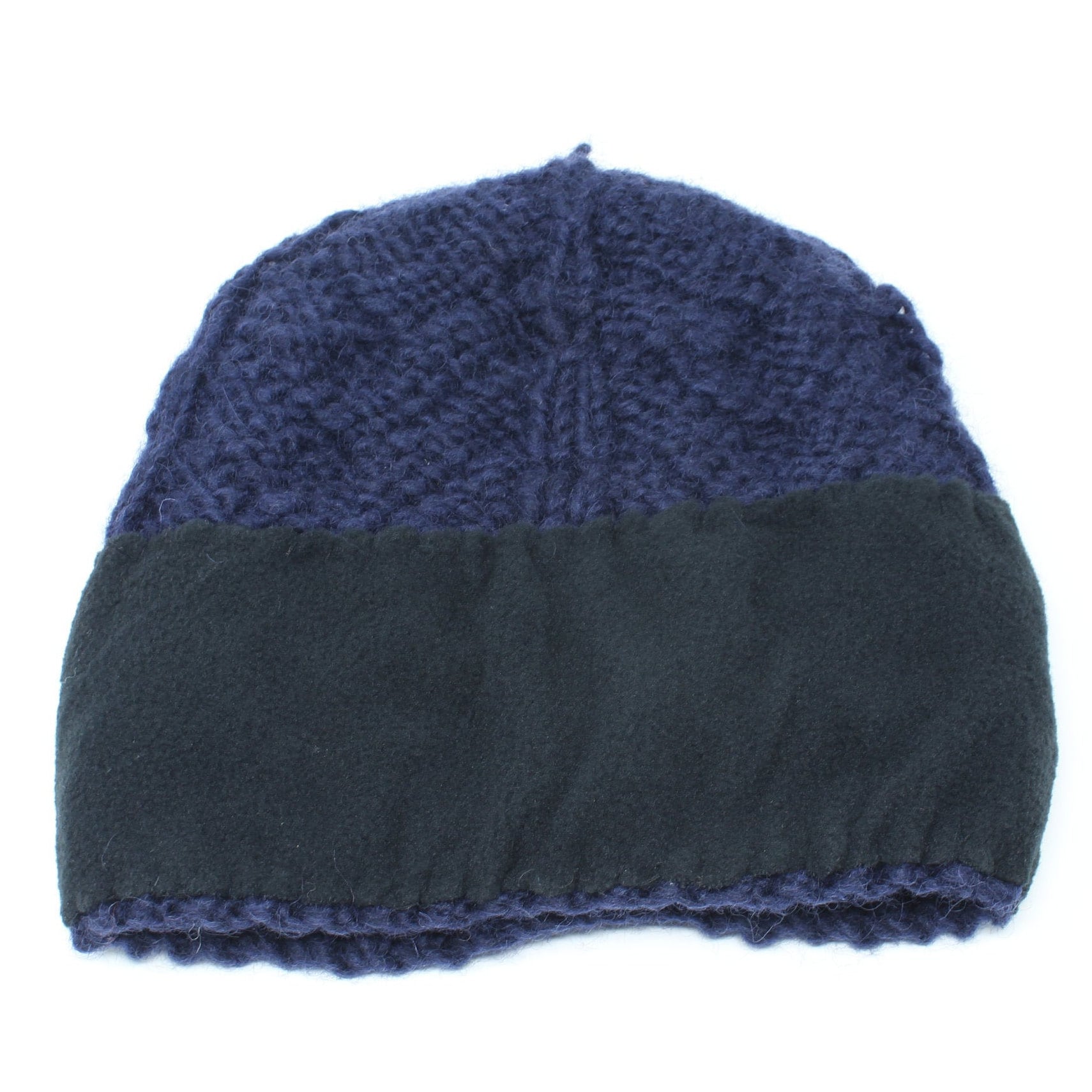 Knit Winter Hat Hand Knitted Beanie Blue Hats Warm Winter Beanie