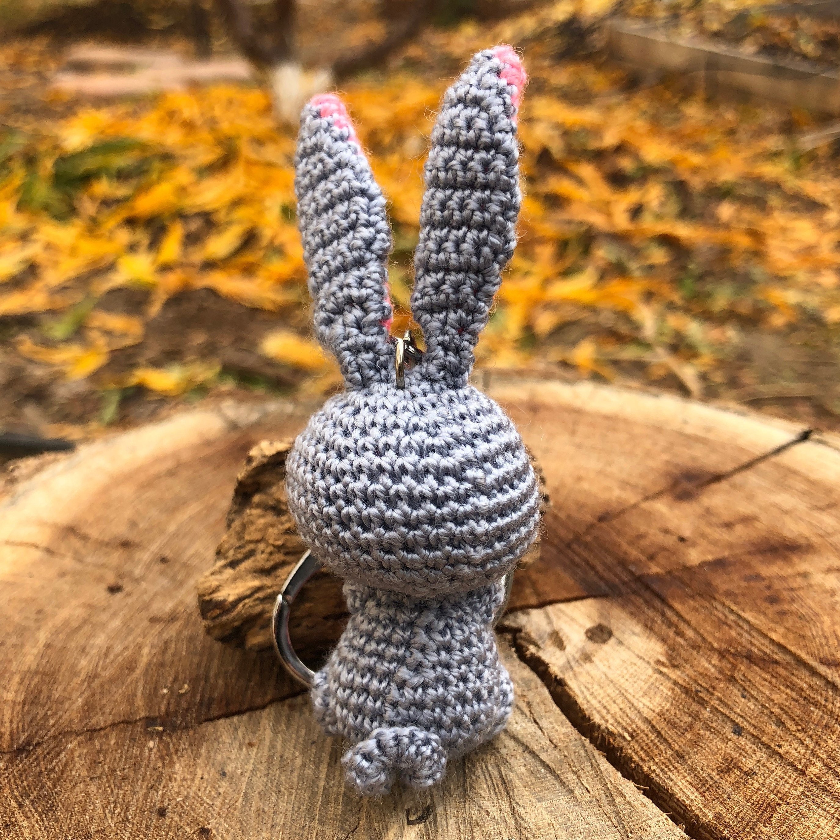 Bunny Amigurumi Keychain - Easter Bunny - Handmade Cute Bunny Gift
