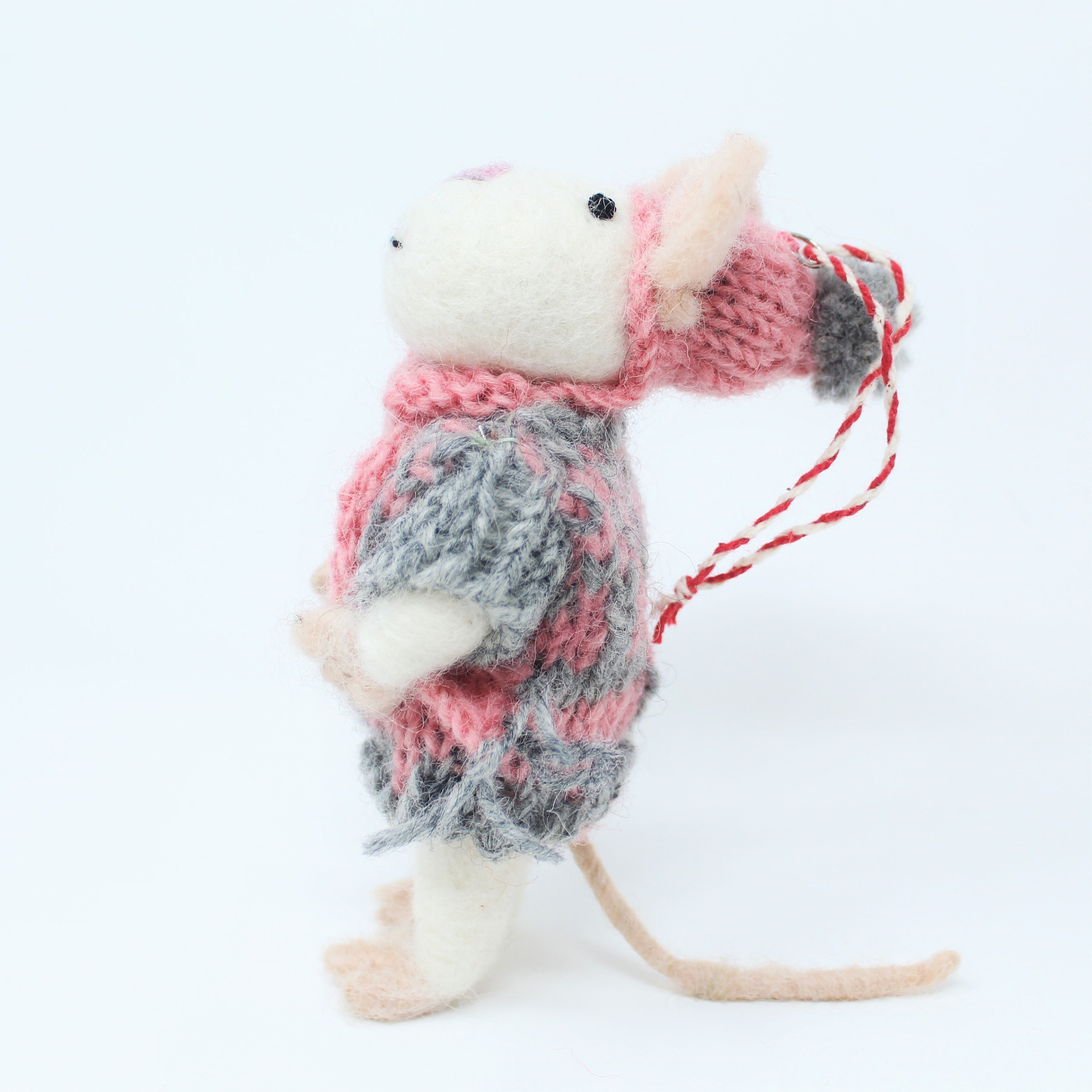 Felt Wool Christmas Ornament Handmade Classic Animal Felt Christmas