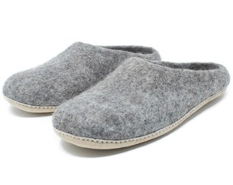 wool slippers mens