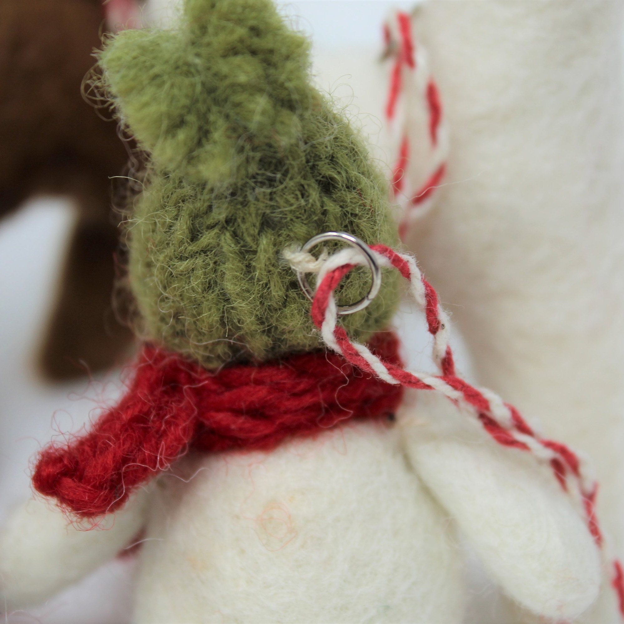 Felt Wool Christmas Ornament Handmade Classic Animal Felt Christmas