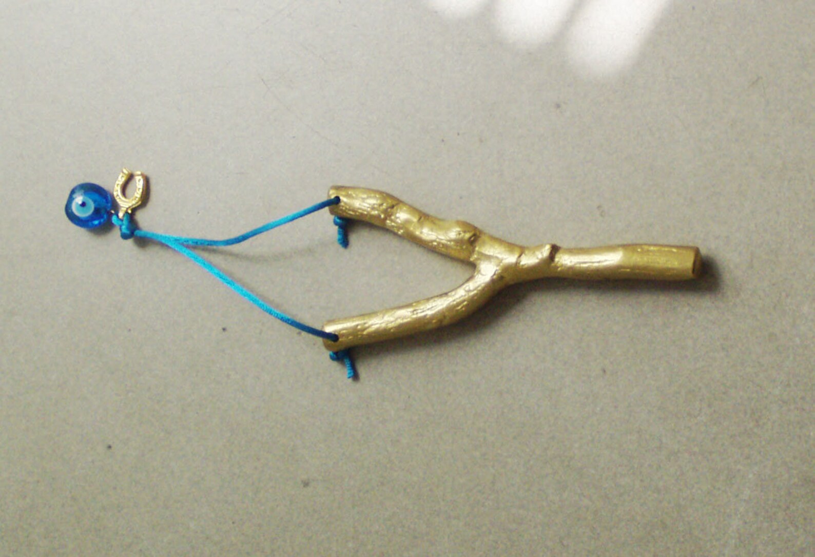 Gold Slingshot Sculpture Life Size Brass Slingshot With Etsy