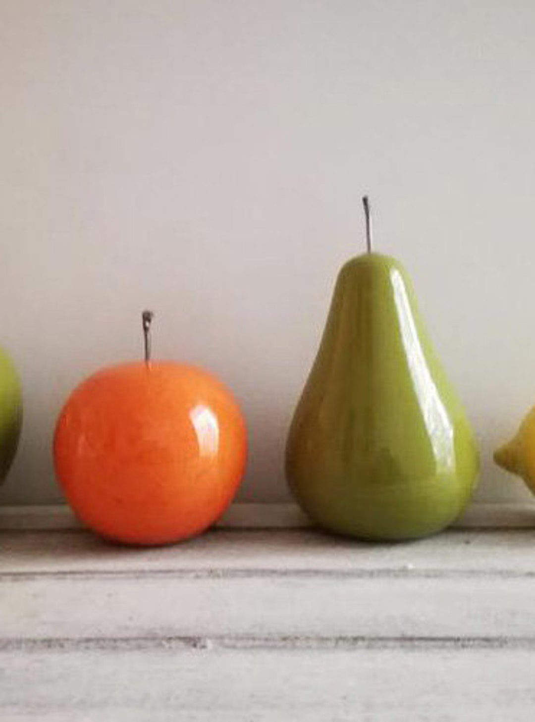 Orange and Pear Sculptures Ceramic Fruit Sculptures of Orange - Etsy Australia