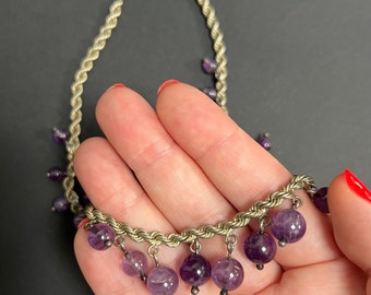 Amethyst Antique Necklace