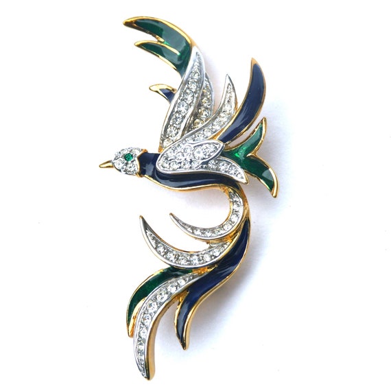 1980s Vintage Attwood & Sawyer Bird of Paradise Br