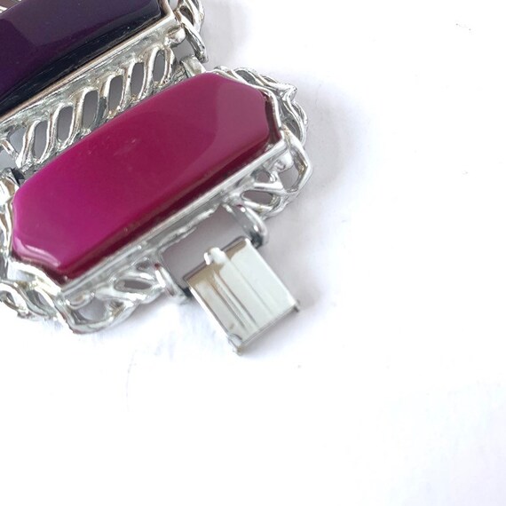 Thermoplastic Chunky 1060s Bracelet, Purple - image 5