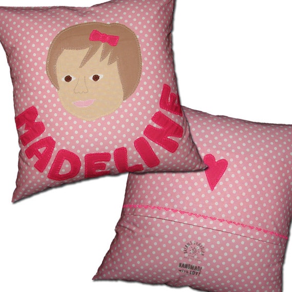 Items similar to Your Kid Face on Pillow Case Personalized Pillow