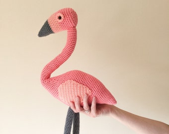 Flamingo: A Crochet PDF Pattern in UK and US terms