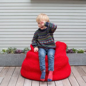 Big Beanbag: A Crochet PDF Pattern image 4