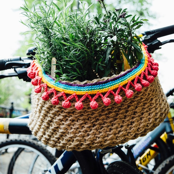 Bicycle Basket: A Crochet PDF Pattern