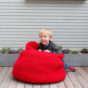 Big Beanbag: A Crochet PDF Pattern image 1