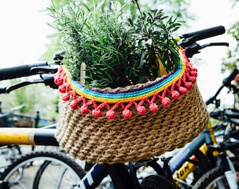 Bicycle Basket: A Crochet PDF Pattern