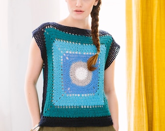 Granny Tee: A Crochet PDF Pattern