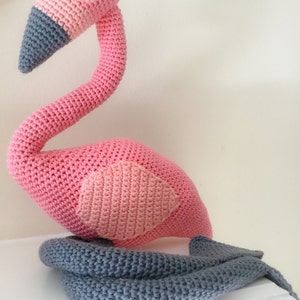 Flamingo: A Crochet PDF Pattern in UK and US terms image 2