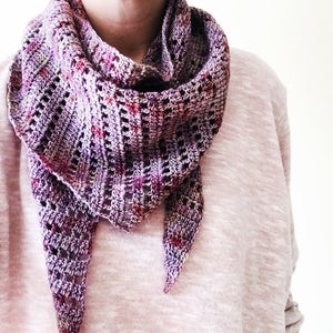 Parallel Bars: A Crochet shawl PDF Pattern