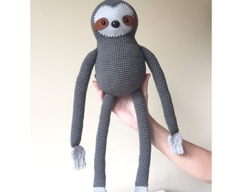Simon the Sloth: A Crochet toy PDF Pattern