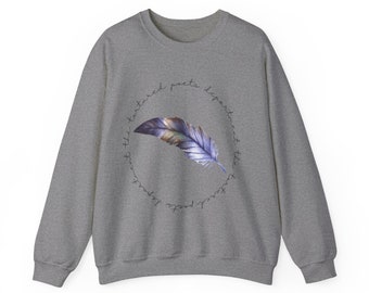 Feather Taylor Swift Crewneck Sweatshirt, TTPD, The Tortured Poets Department