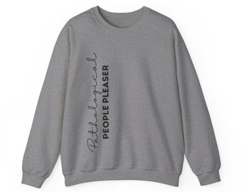 Pathological People Pleaser, Vertical, Unisex Heavy Blend™ Crewneck Sweatshirt, Taylor Swift, From the Vault