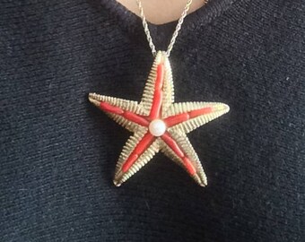 Corral and pearl starfish.