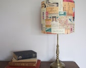 Paris memorabilia drum lampshade uk