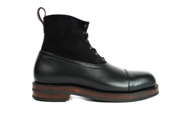 Größen Stiefel Schwere Balmoralalle Hessen Leder Knöchel Wildleder 3 Ton rCedoxB
