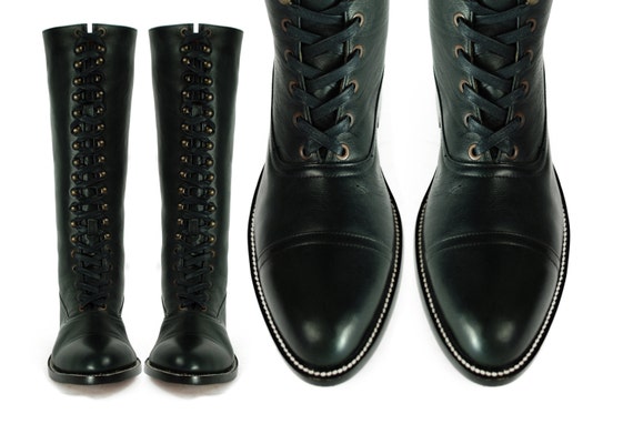 balmoral boots black